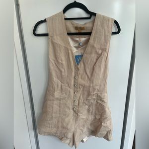 Verge Girl- Tan romper